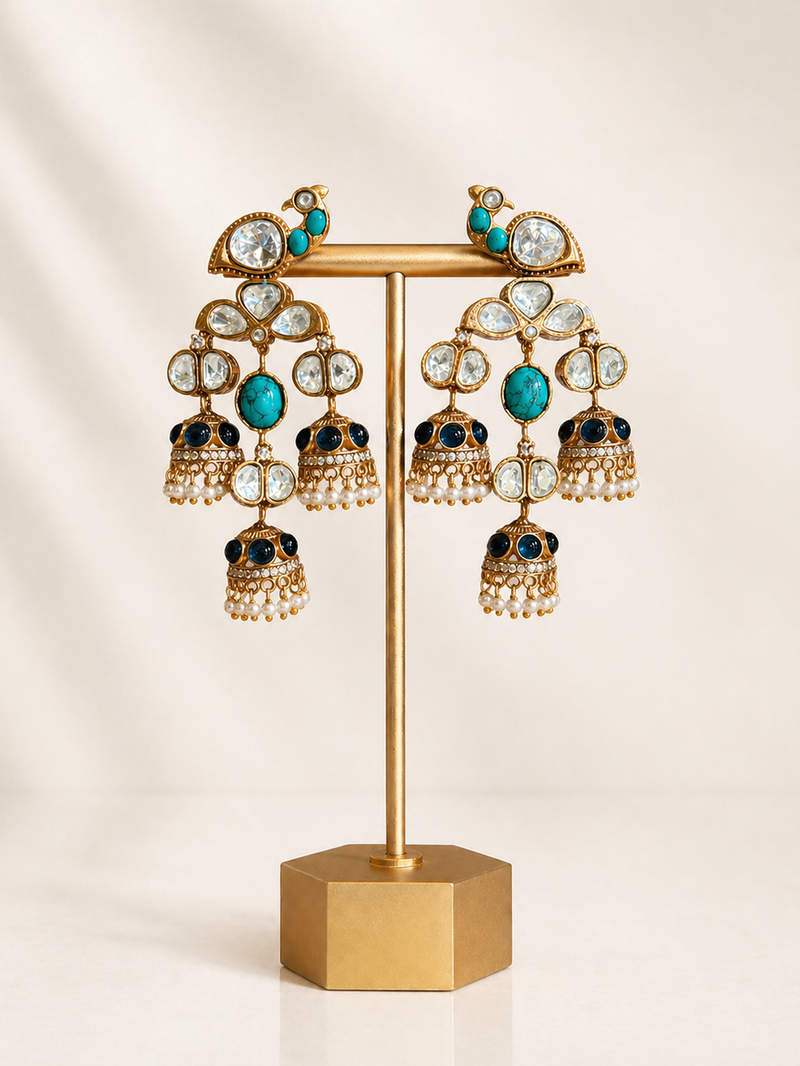 Zivara Cascade Jhumkis