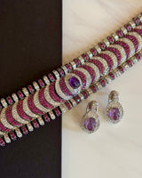 Zara Ruby Choker Set