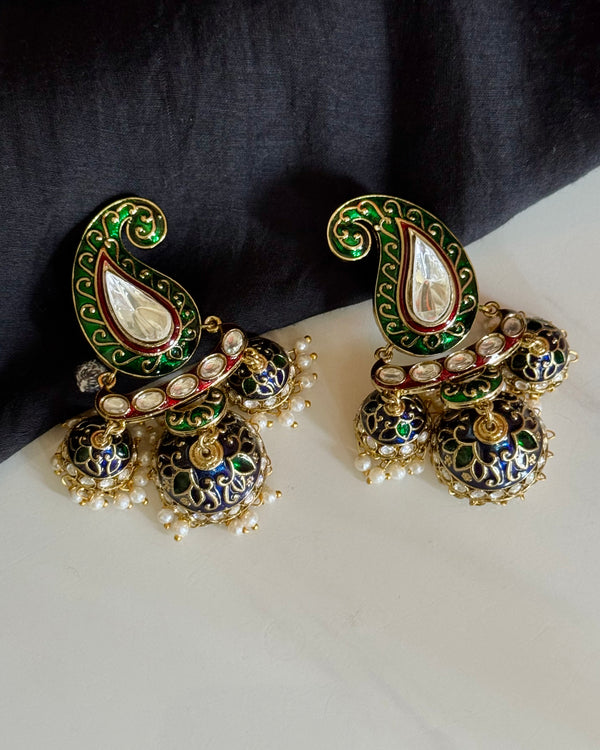 Noor Paisley Jhumkas