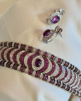 Zara Ruby Choker Set