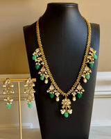 Elara Kundan Drop Necklace Set