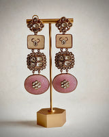 Elara Blush Kundan Pair