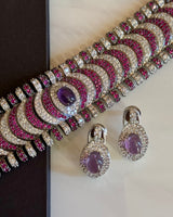 Zara Ruby Choker Set