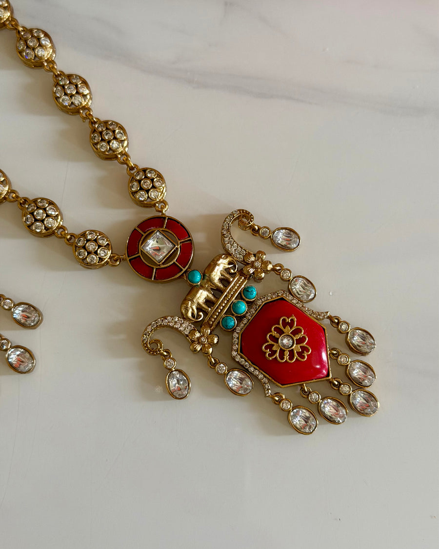 Coral and Turquoise